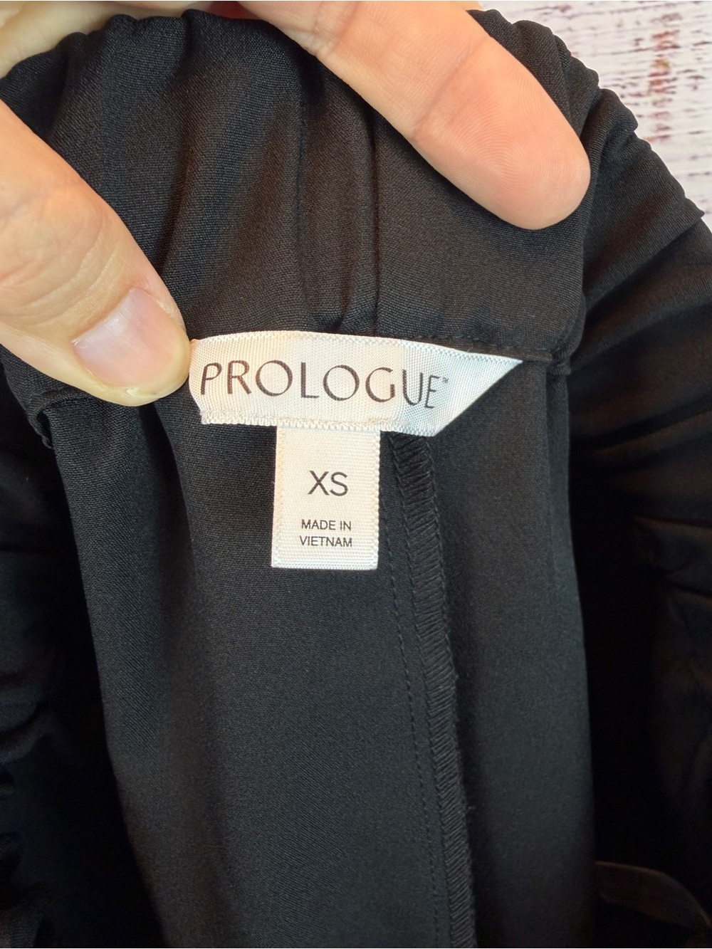 Prologue Black Jogger Pants XS High Rise Drawstring Cuffed - Picture 3 of 7